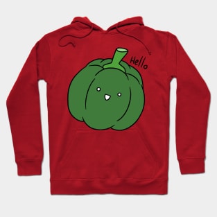 Hello Green Pepper Hoodie